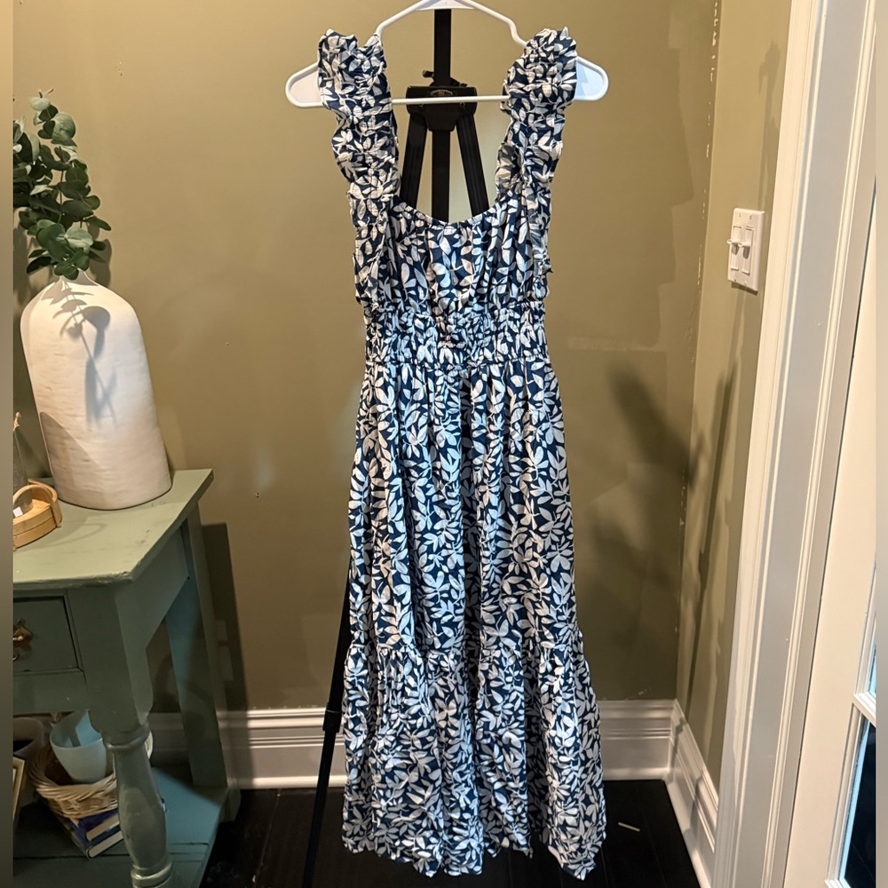Abercrombie & Fitch Navy and White Floral Dress
